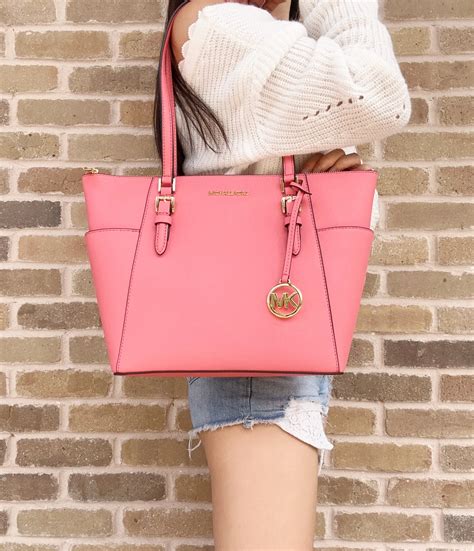 pink tote bag michael kors|michael kors weekender bag pink.